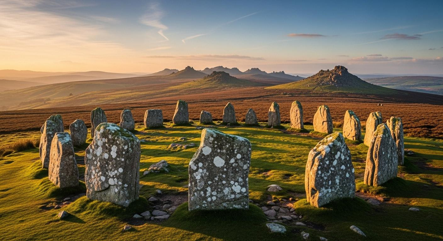 This moorland where 3,500 year old stone circles stand unguarded across 80 square miles