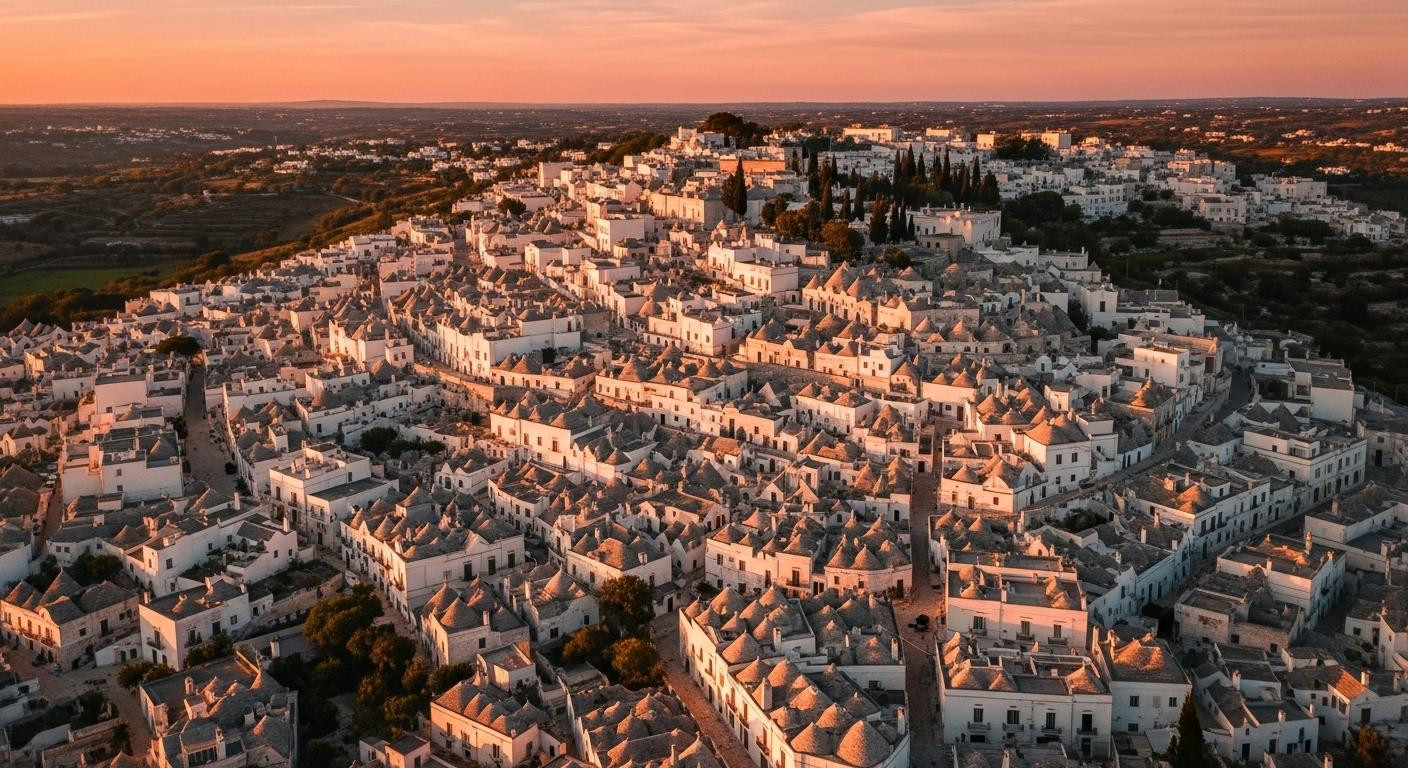 This village of 1,620 cone roofed houses turns amber gold every sunset at 4:08 PM