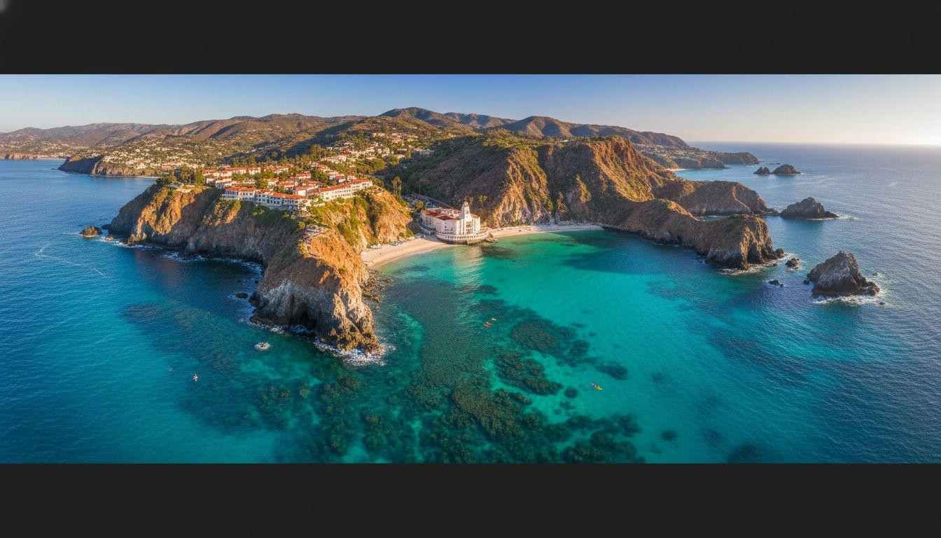 This tiny island 22 miles from LA turns Pacific water Caribbean turquoise year round