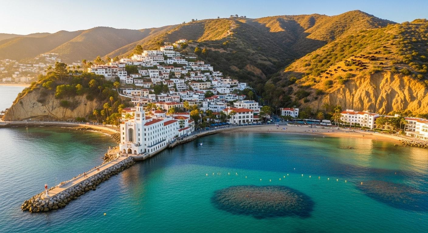 This tiny island 22 miles from LA hides turquoise waters and wild bison herds