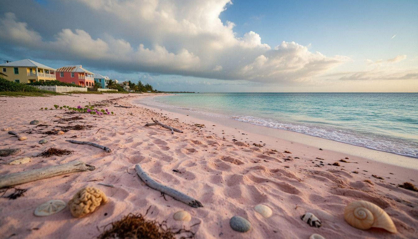 This tiny island where pink sand turns rose-gold as Atlantic waves roll in
