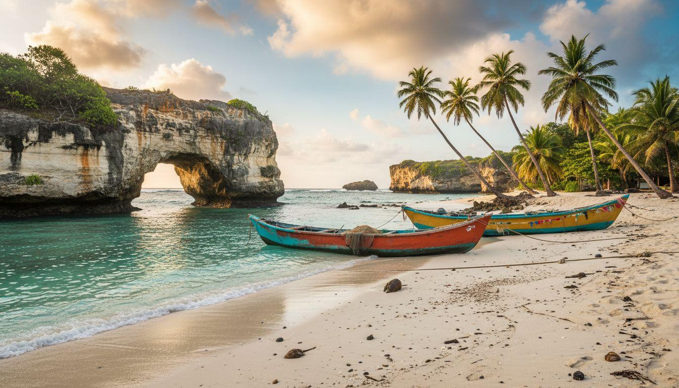 This tiny island 25 miles from Port Blair where turquoise water stays calm while Havelock fills with crowds