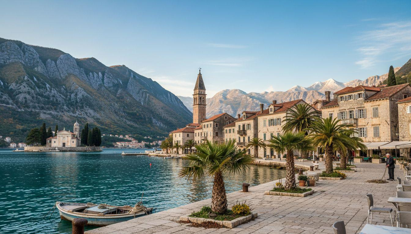 This village of 237 where baroque palaces rest between two impossible islands