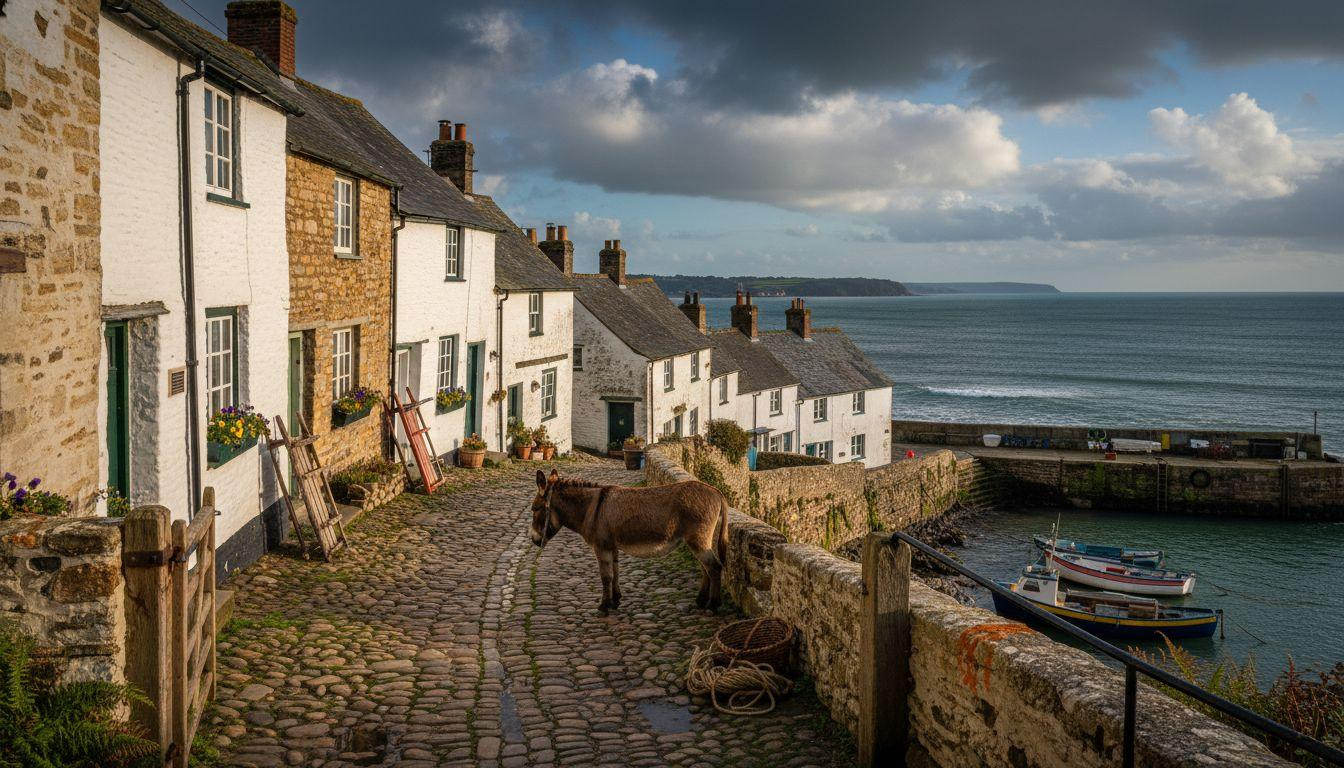 This village where donkeys haul Amazon packages down cobbles unchanged since 1550
