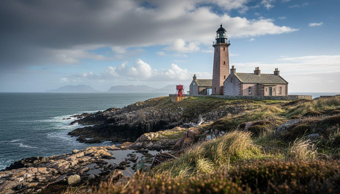 This peninsula where Atlantic wind carves salt patterns across volcanic cliffs at Britain's true western edge