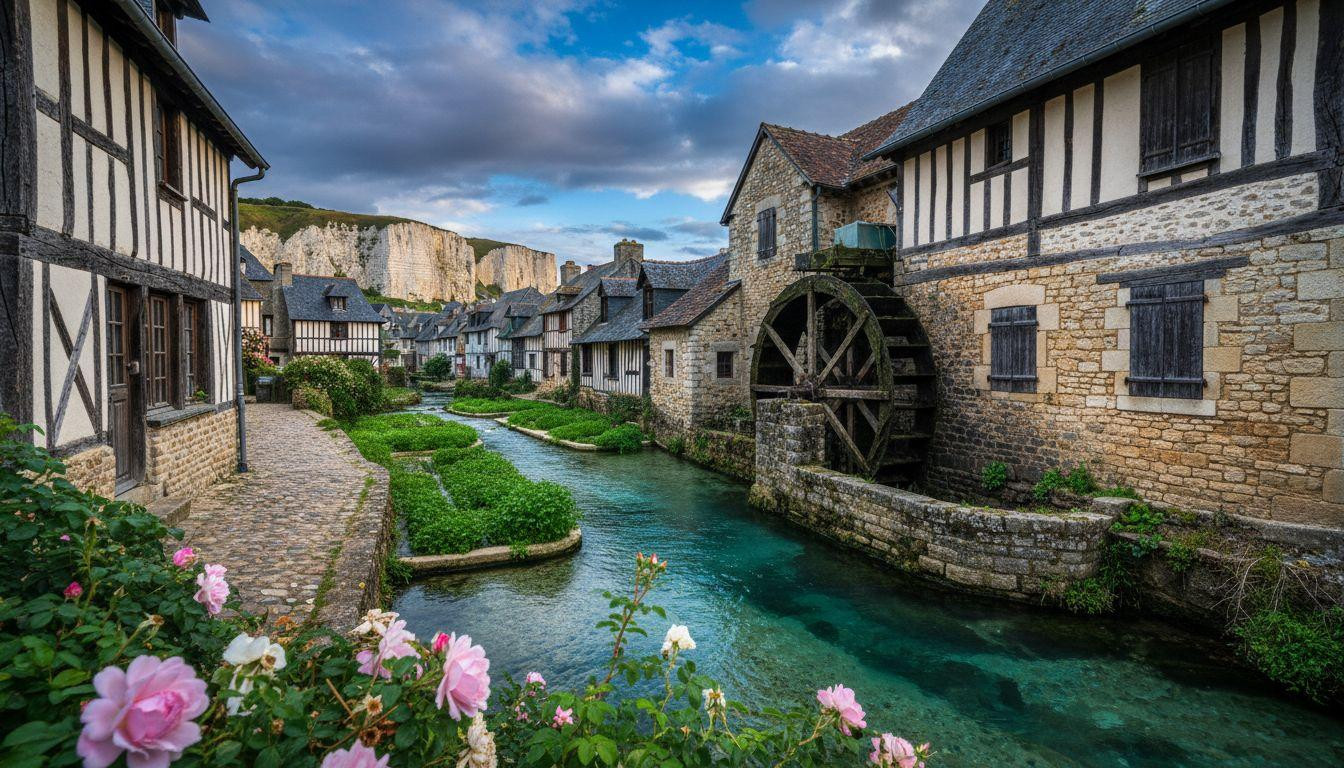 This village of 600 where France's shortest river flows between watercress farms and the Channel