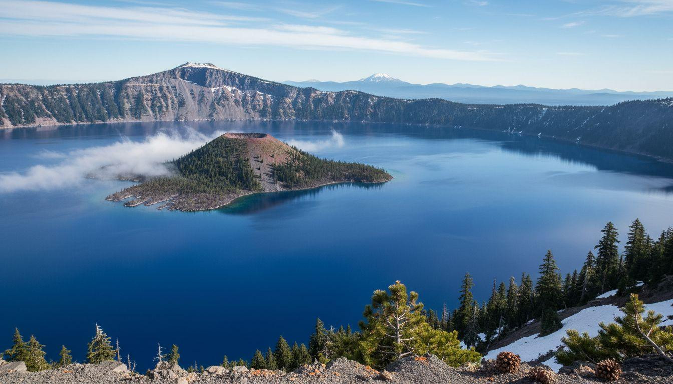 Better than Lake Tahoe, this Oregon caldera has 298 feet more depth and costs 50% less