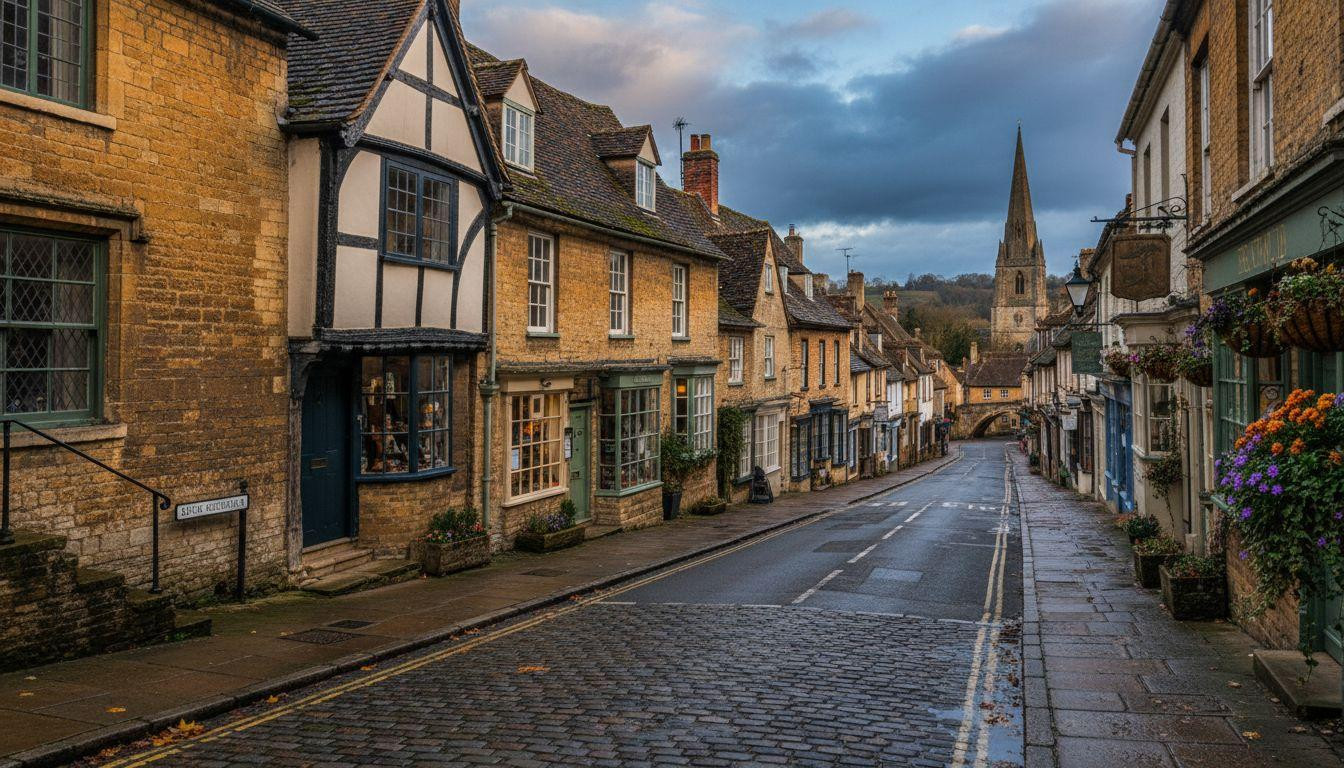 Better than Bibury this Cotswolds market town has authentic wool heritage and costs 50% less