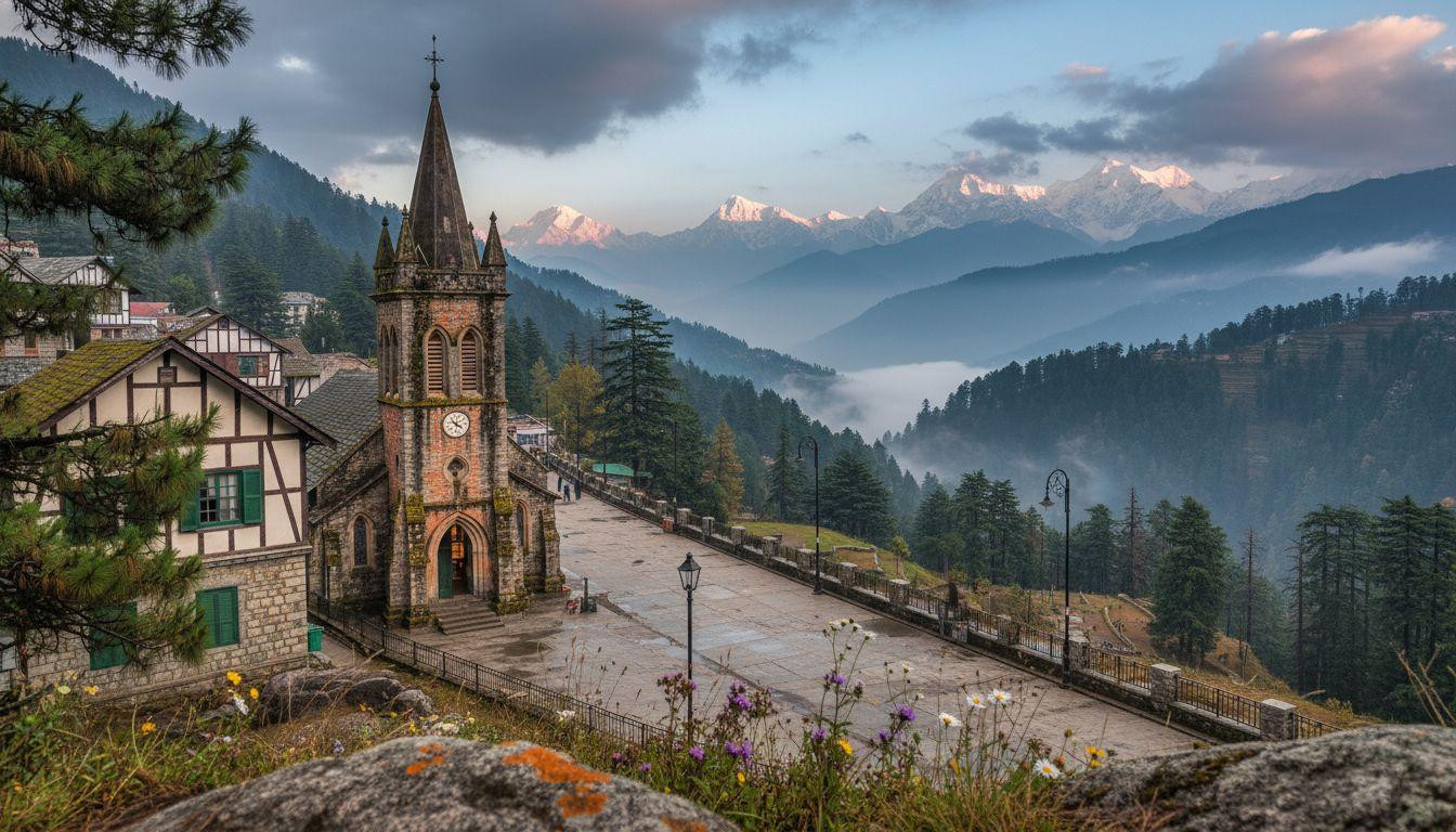 This colonial hill station where British summer palaces rest above pine forests at 7238 feet