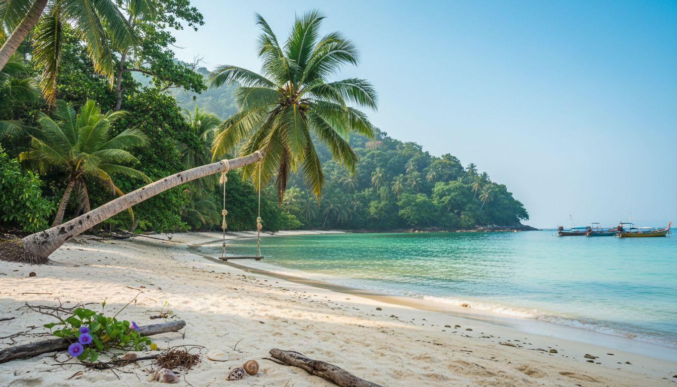 This island of 2,000 where turquoise beaches rest empty while Phuket drowns in crowds