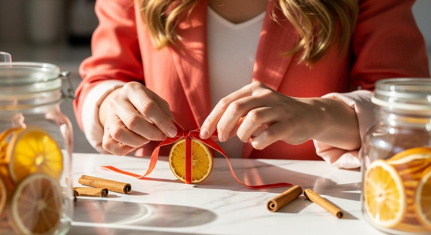 10 kitchen staples create luxury Christmas décor in 2 hours for