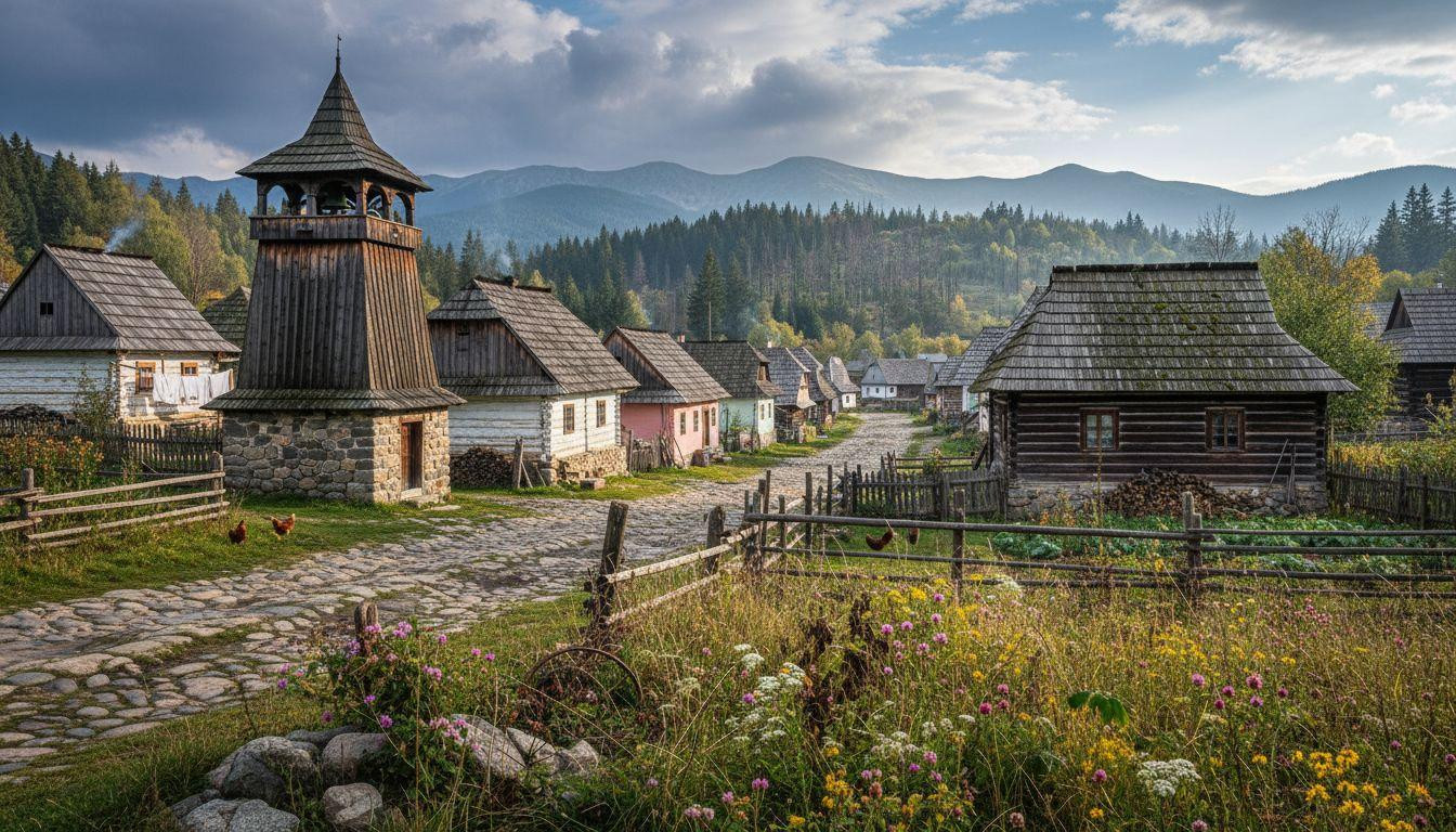 Forget Holašovice, this Slovak village has 45 wooden houses and 95% fewer tourists