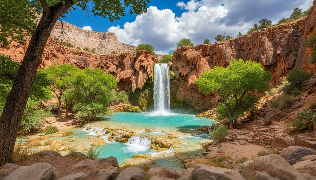 6 canyon waterfalls across Arizona where permit lotteries protect turquoise pools from 50,000 annual applicants