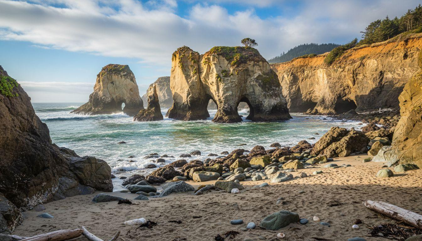 12 rocky coasts where sea stacks and cliff edges frame ocean views cameras capture in single shots
