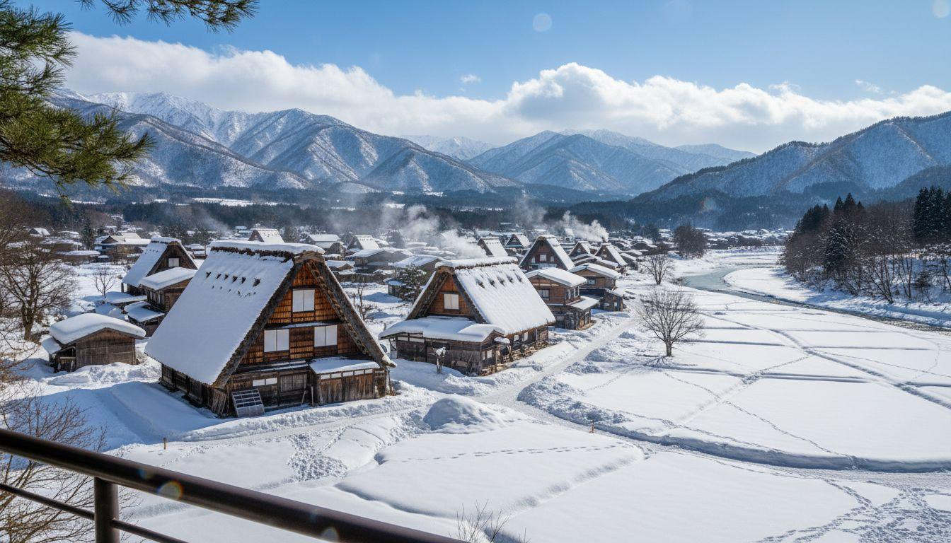 This Japanese Alps village where 250 year old thatched roofs glow like lanterns four nights each winter