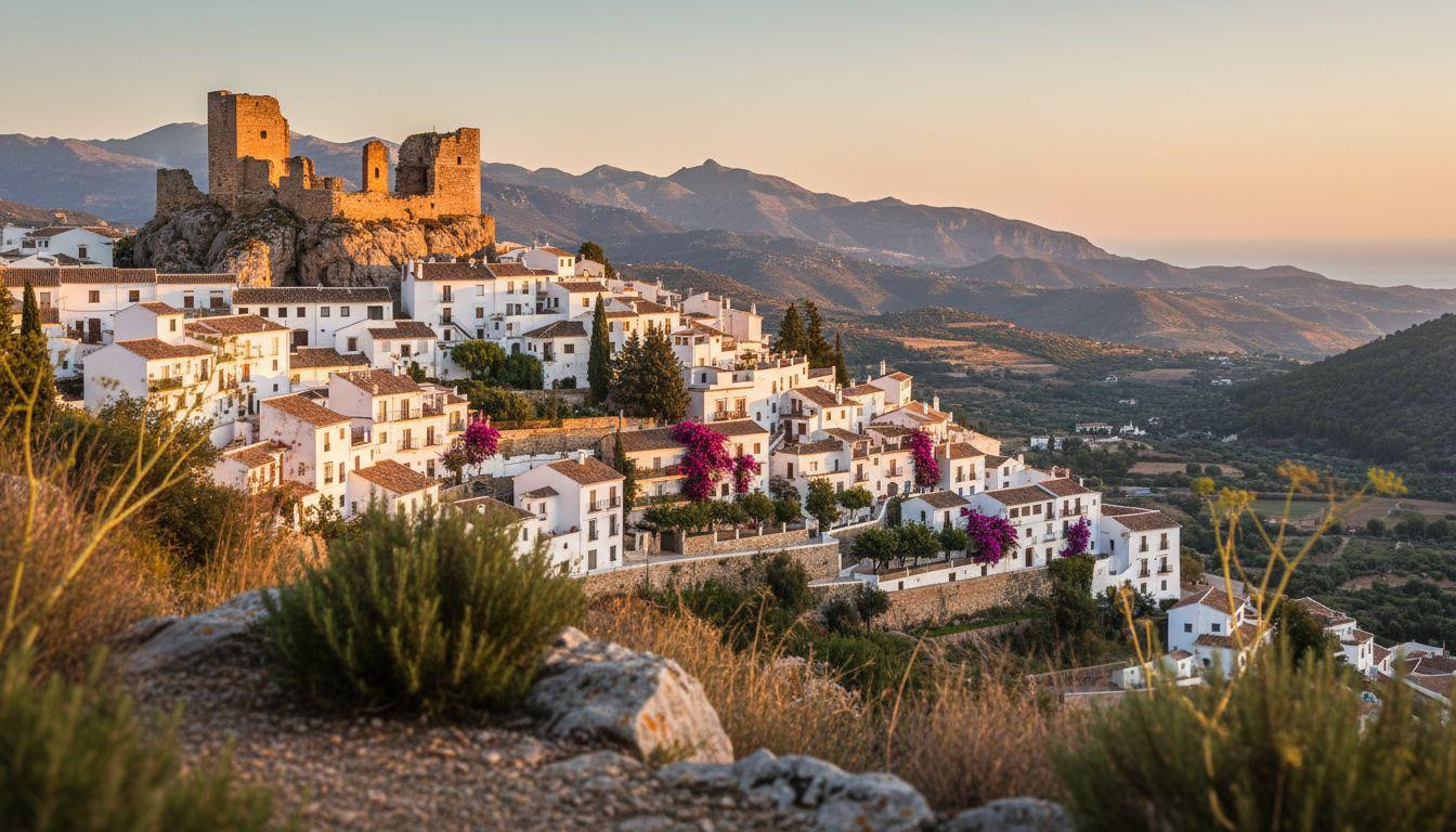 This mountain village where white houses catch amber light at 6 PM creating Spain's most photogenic golden hour
