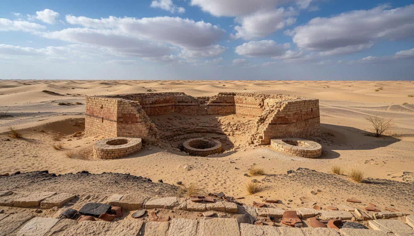 This Oman fortress where limestone walls surround a sinkhole that swallowed 4000 years of frankincense trade