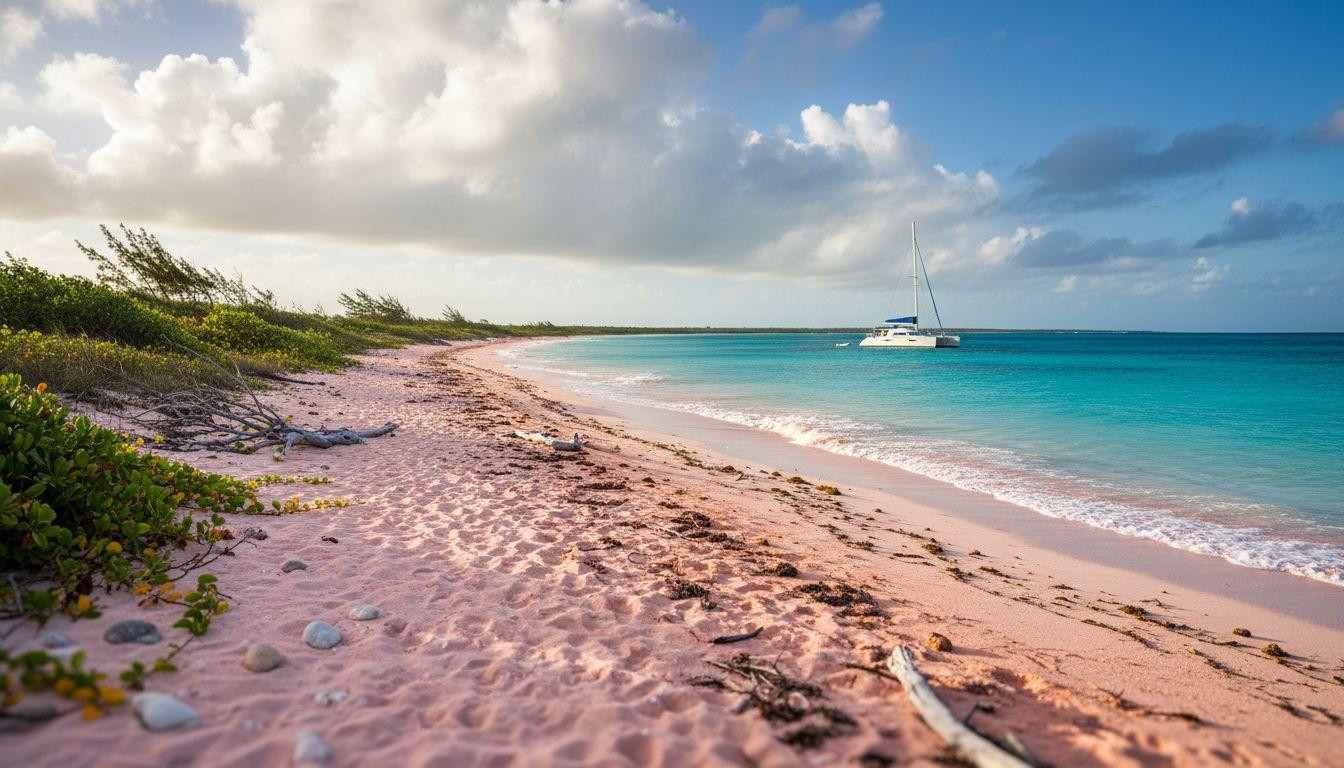 Better than Maldives, this Caribbean island pair has pink sand beaches and 365 sailing bays for half the cost