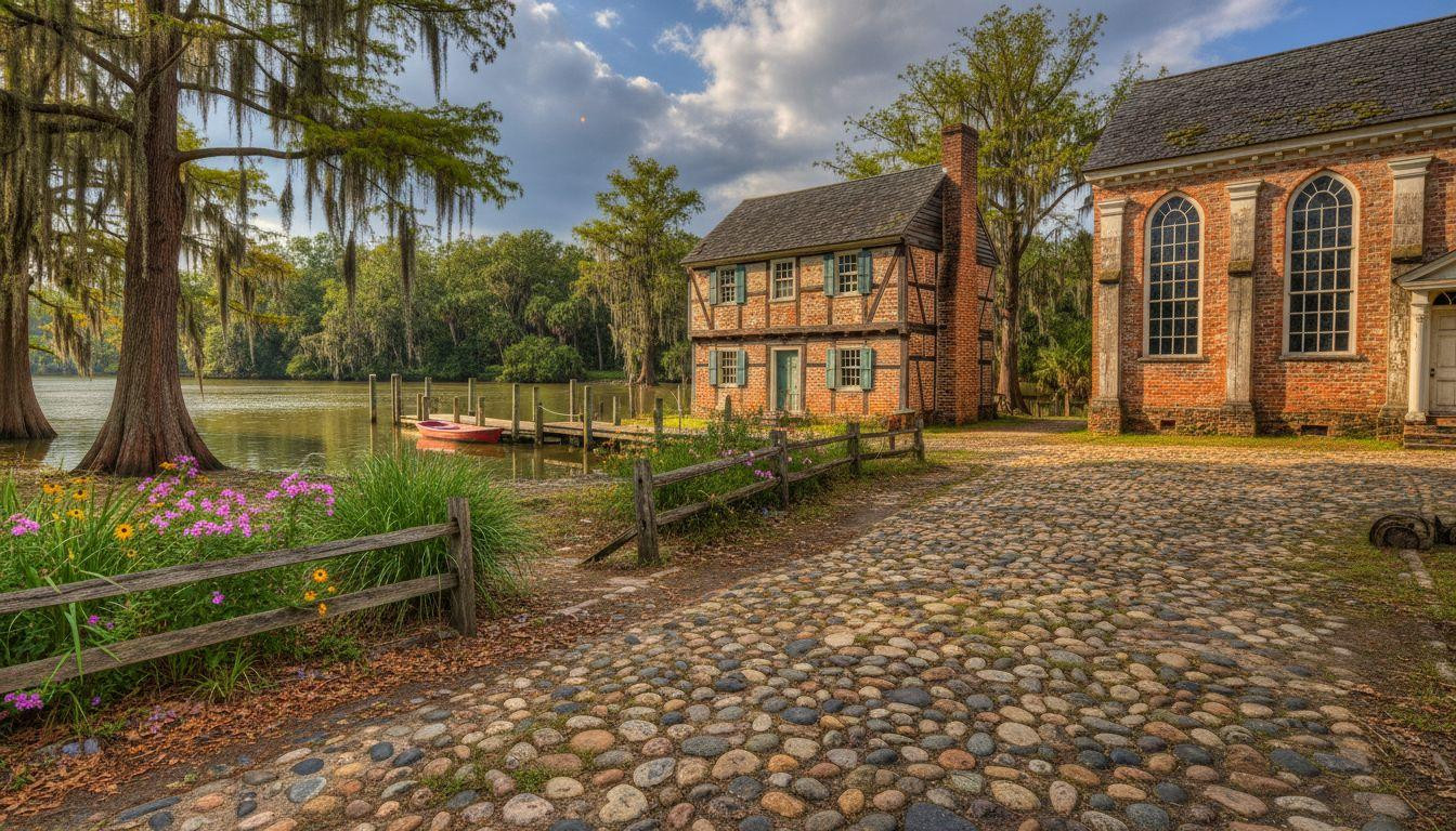 Forget Williamsburg where buys colonial theater and Bath's 1705 brick church costs nothing