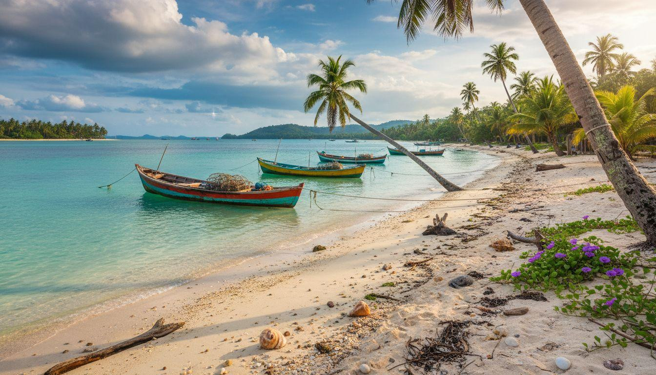 Better than Phuket where jet skis cost  and beaches pack 300 people per 100 meters, this Myanmar bay has turquoise calm for half the price