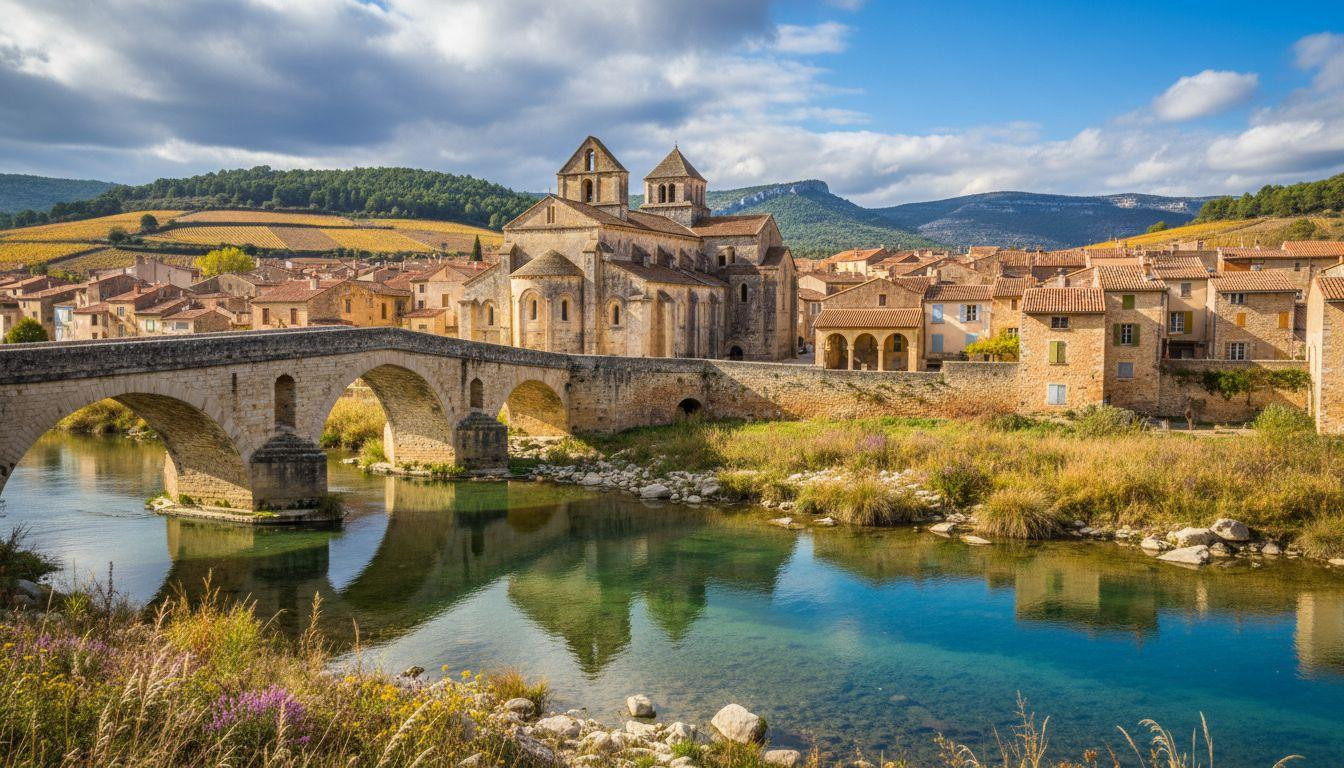 Church bells mark prayer hours where 548 villagers keep Charlemagne's 779 abbey alive