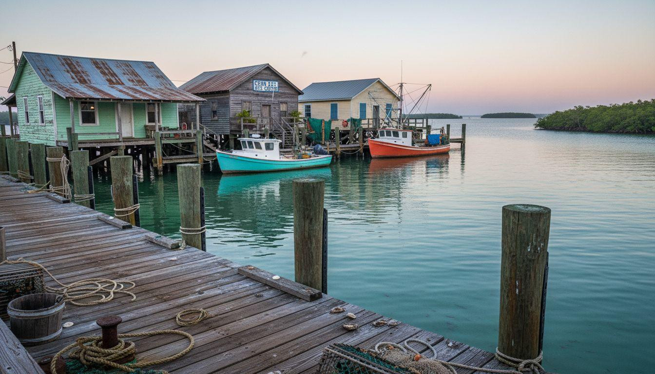 Forget Sanibel where resorts replaced fishing shacks and Cedar Key's fog wrapped wharf stays quiet