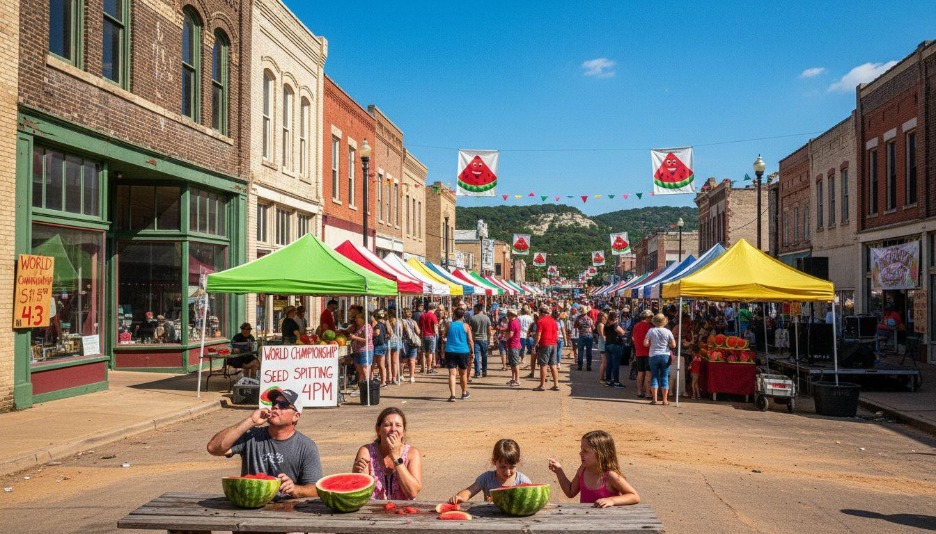 World championship seed spitting happens Saturday at 4 PM in Texas watermelon town