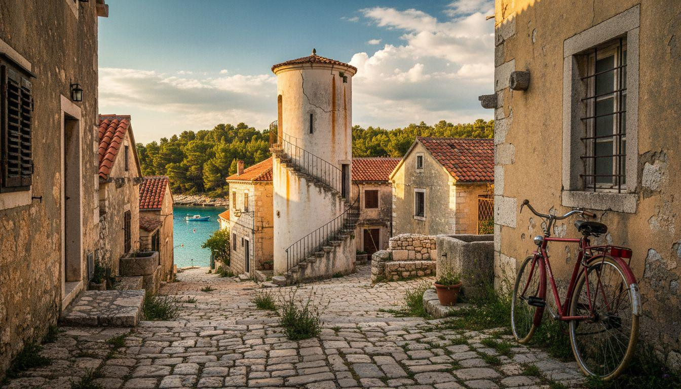 Bicycle wheels replace engines on a Croatian island silent since the 70s