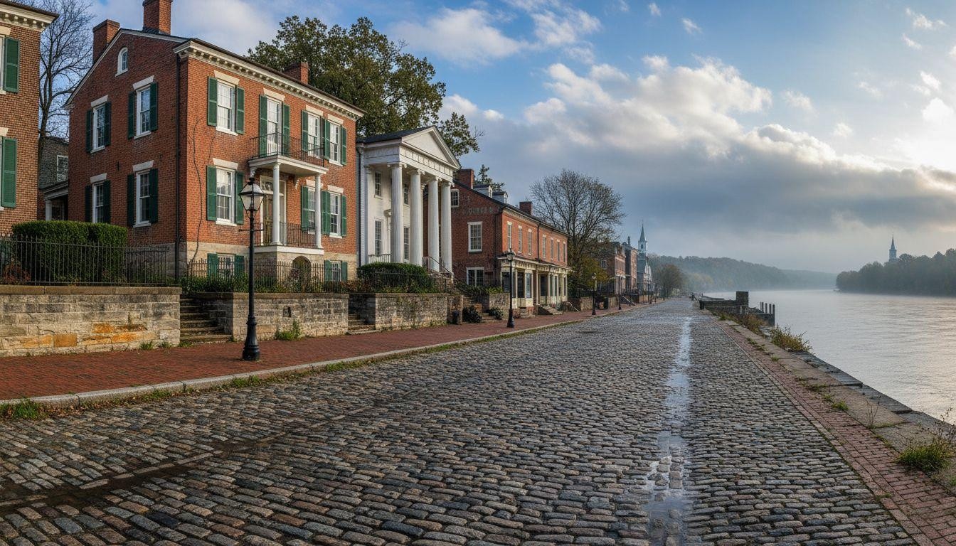 15 river ports where steamboat commerce froze 1850s America in brick and cobblestone