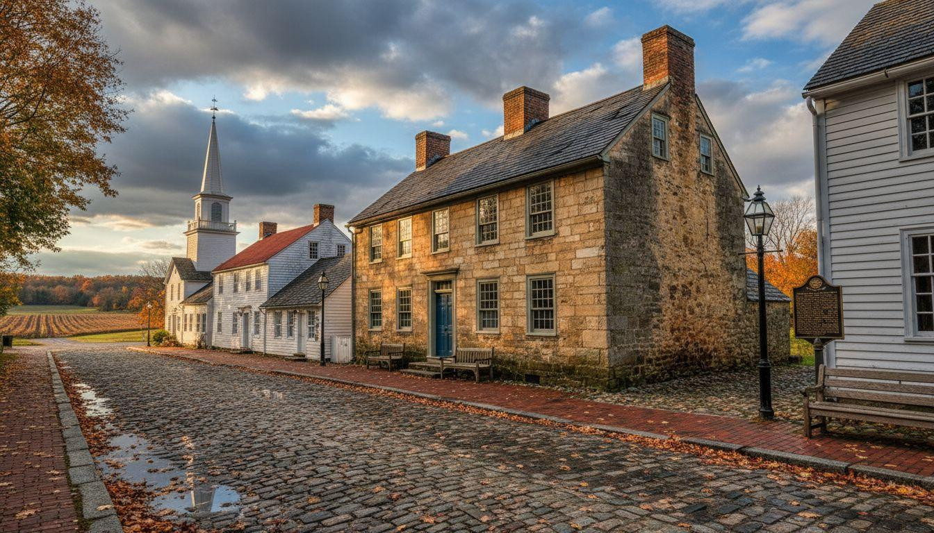 Dutch stone houses unchanged since 1782 where a President spoke his first words