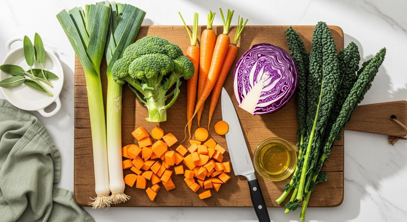 6 vegetables keep your gut young at any age and science reveals the exact servings