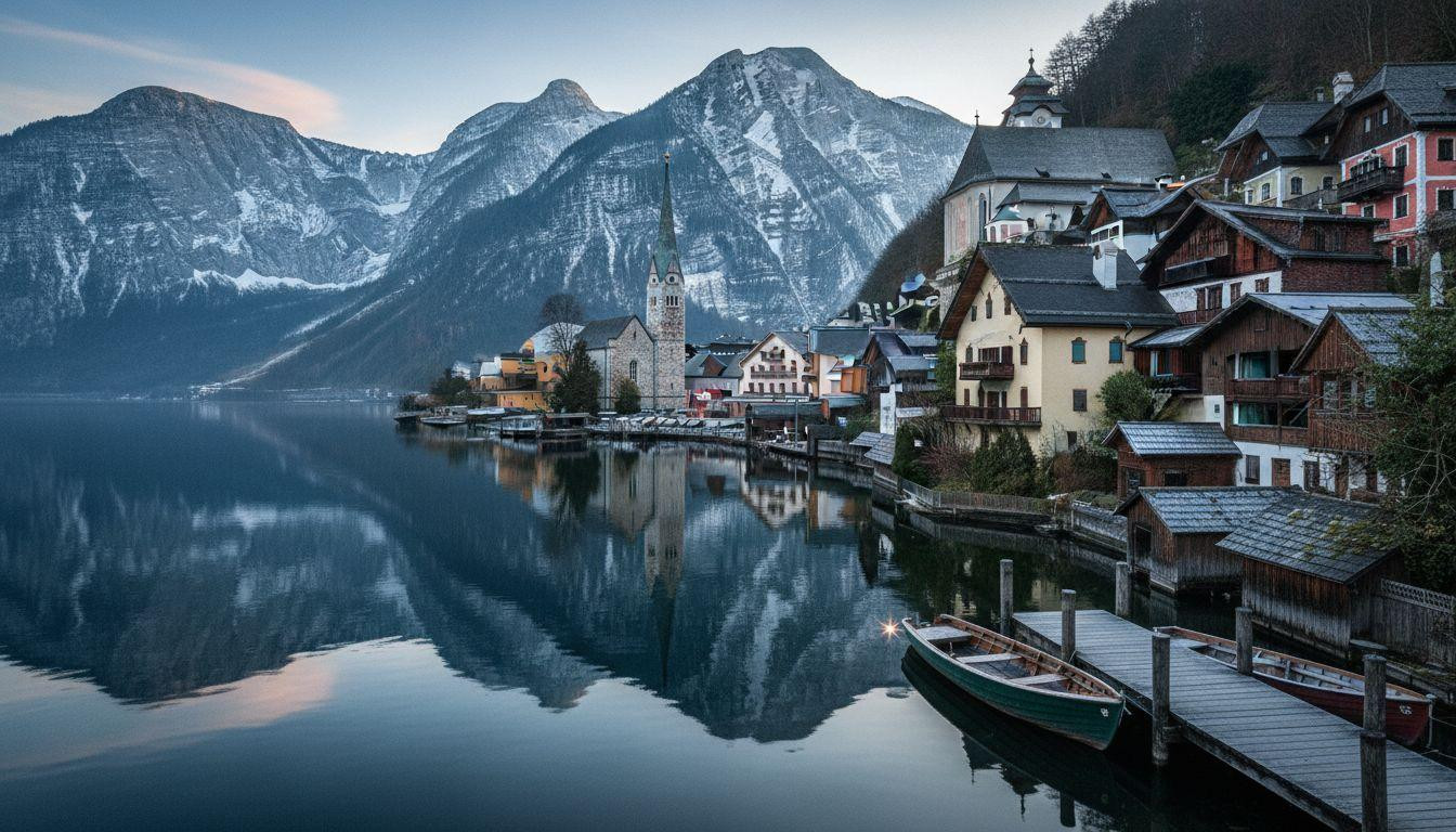 6 lakeside villages where morning water mirrors medieval towers and alpine peaks