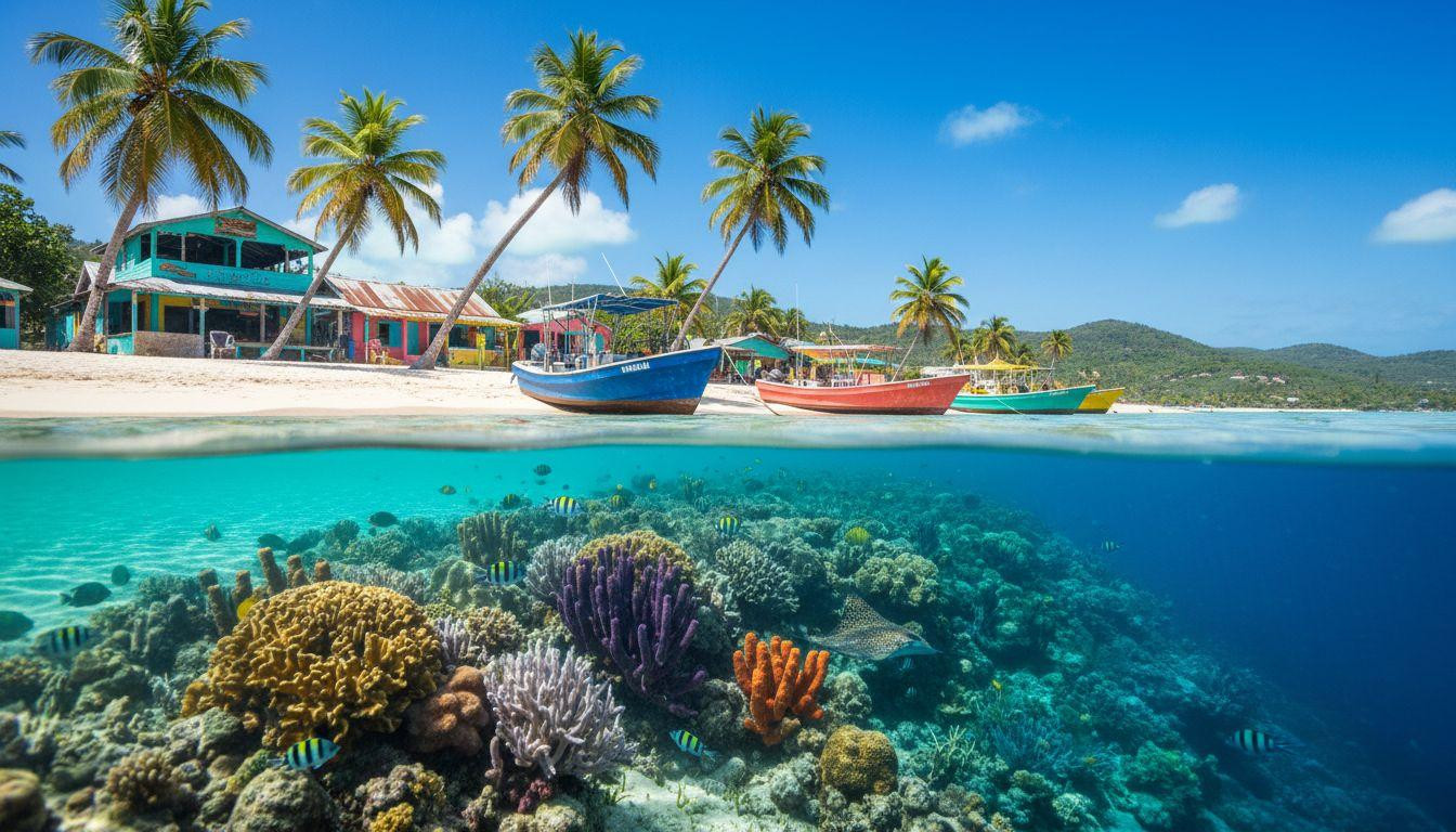 This Caribbean reef offers  dives where competitors charge 0 or more