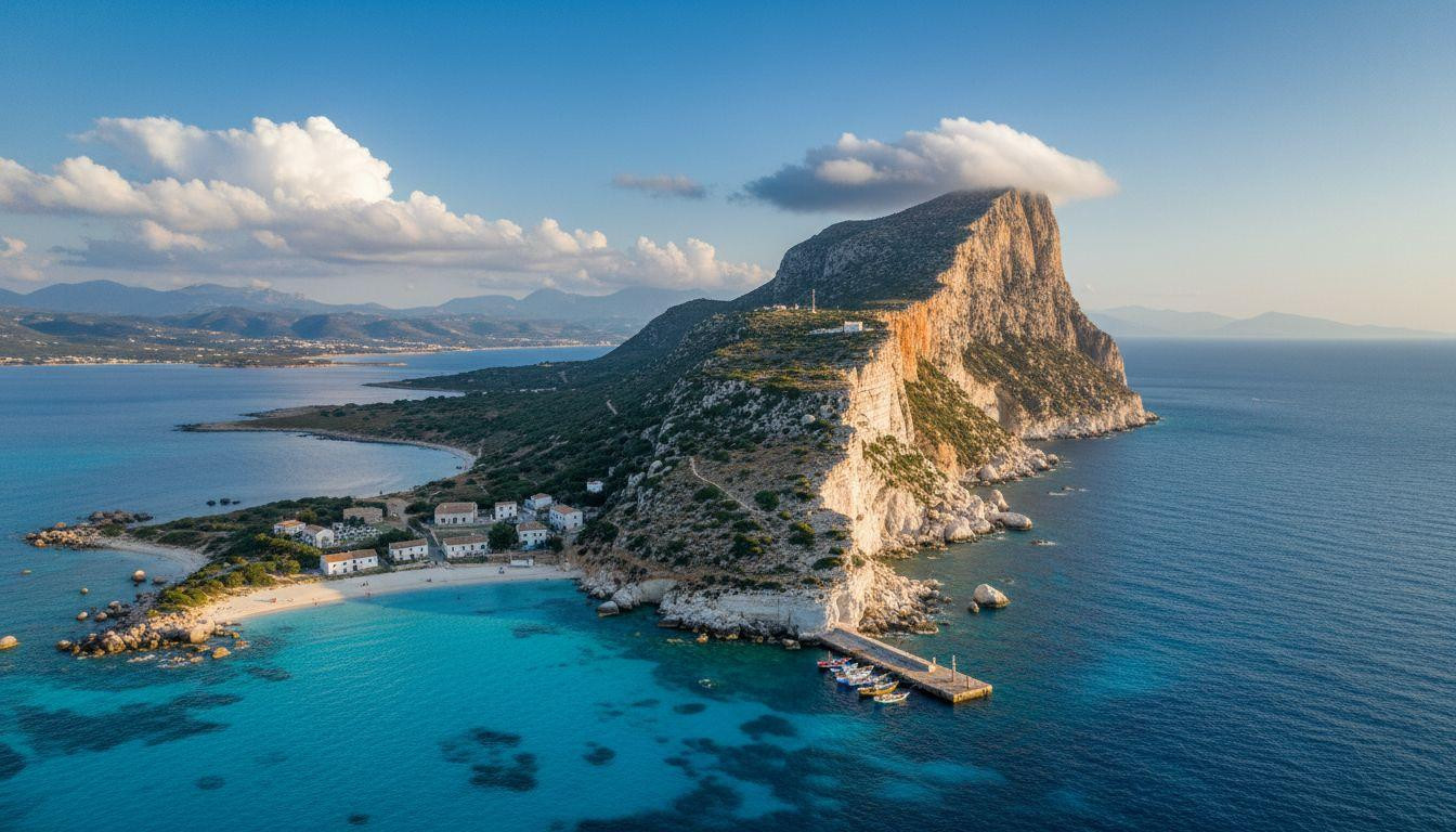 This limestone table rises from turquoise water where 20 residents preserve a royal legacy