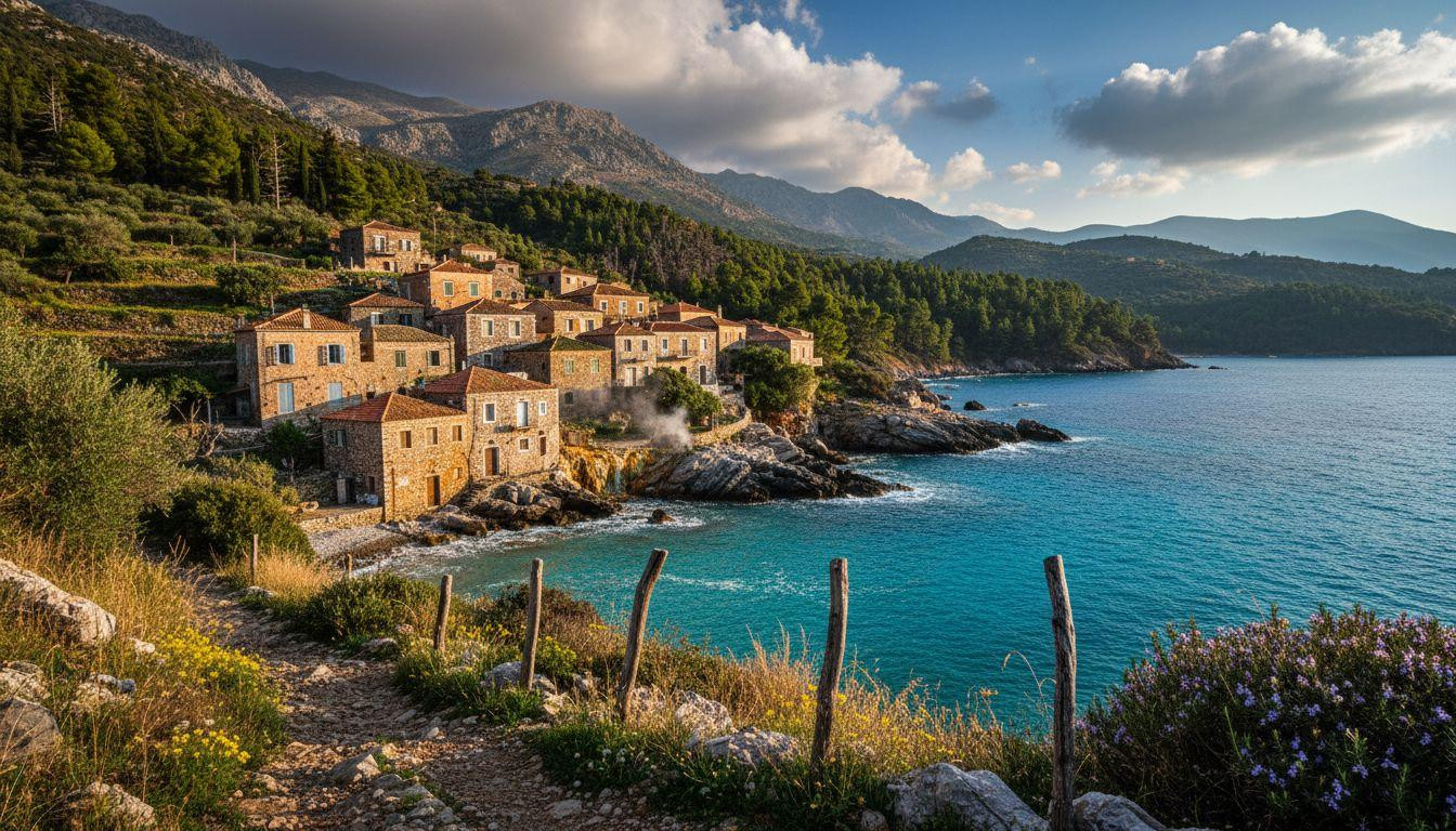 Forget Santorini where 2.3 million tourists pay 0 nightly and Ikaria keeps Blue Zone peace for