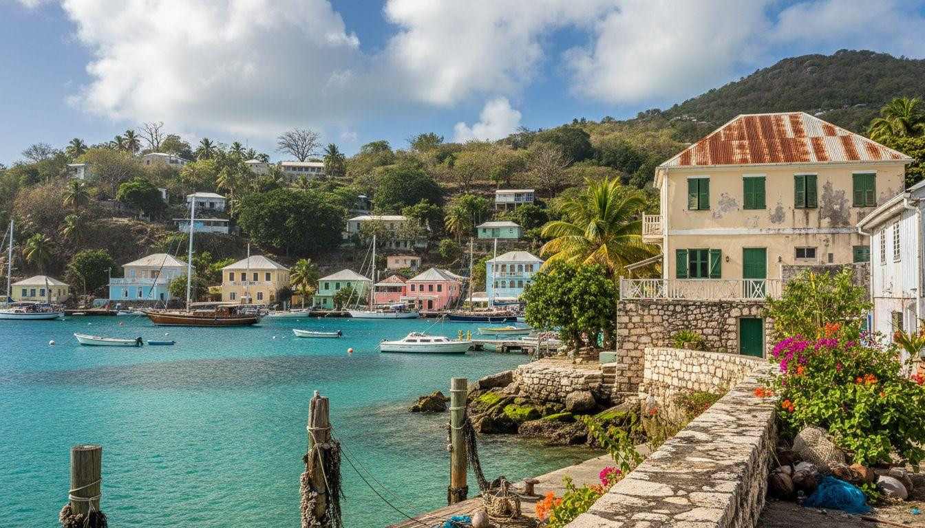 This Caribbean island keeps 5,000 residents and zero cruise ships quiet