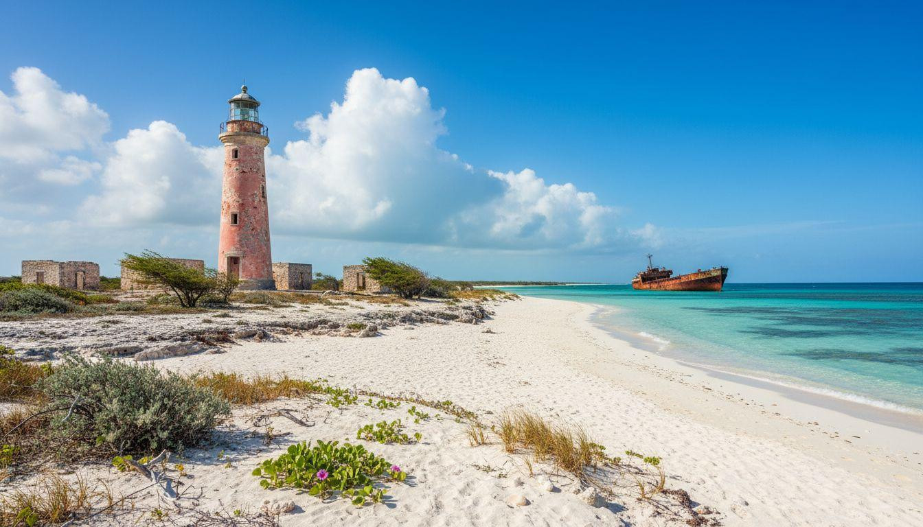 This Caribbean island holds sand softer than powdered silk where bare feet walk for miles