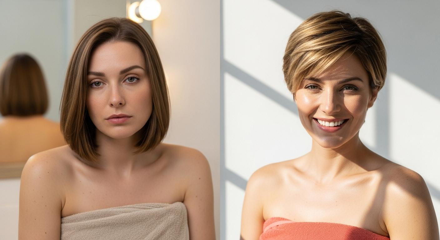 I tried the soft bixie cut and styled my hair in 8 minutes with 25% more volume