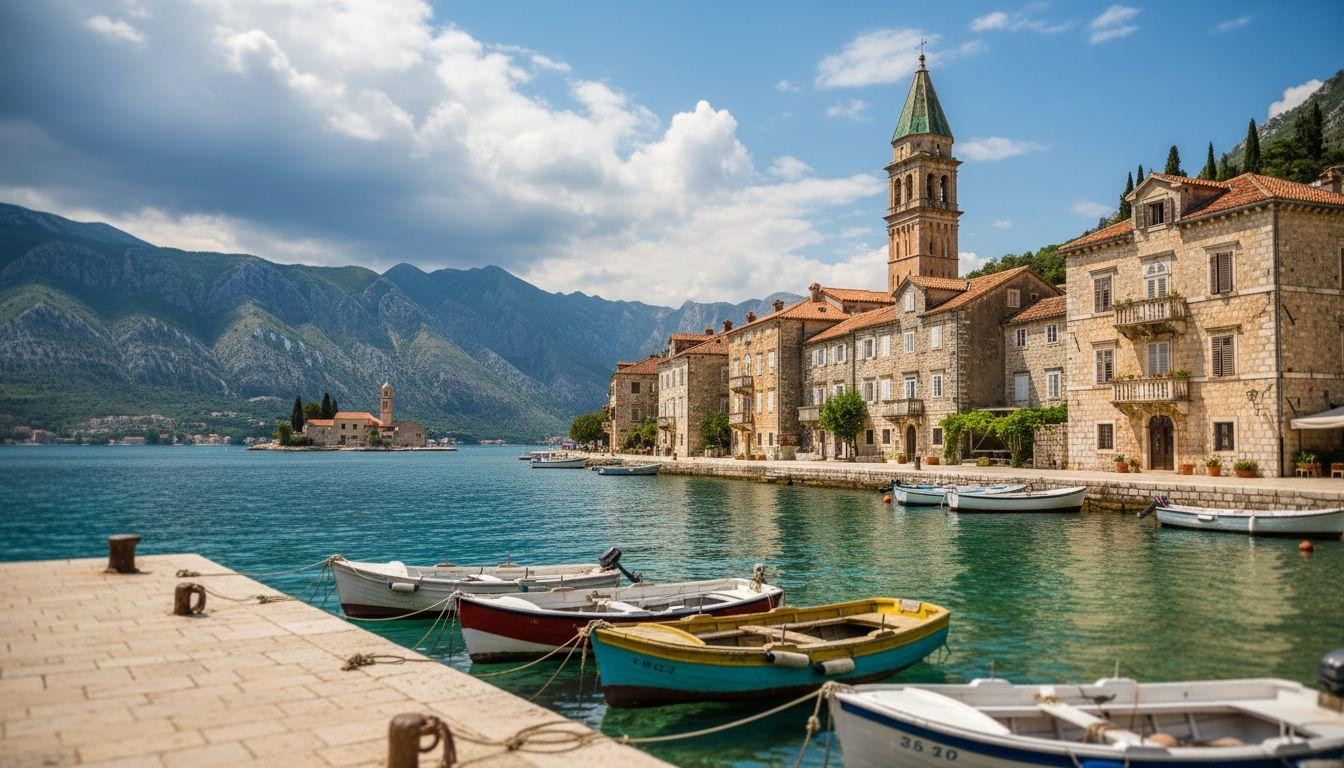 Better than Kotor where 1.4 million tourists crowd walls and Perast keeps Baroque waterfront calm for