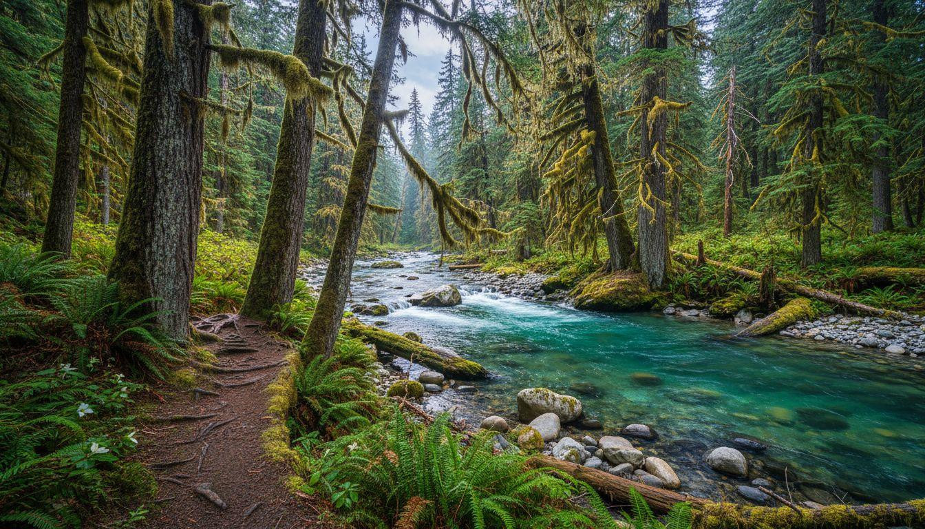 Forget Hoh where 460,000 tourists crowd boardwalks and Bogachiel keeps moss cathedrals quiet for free