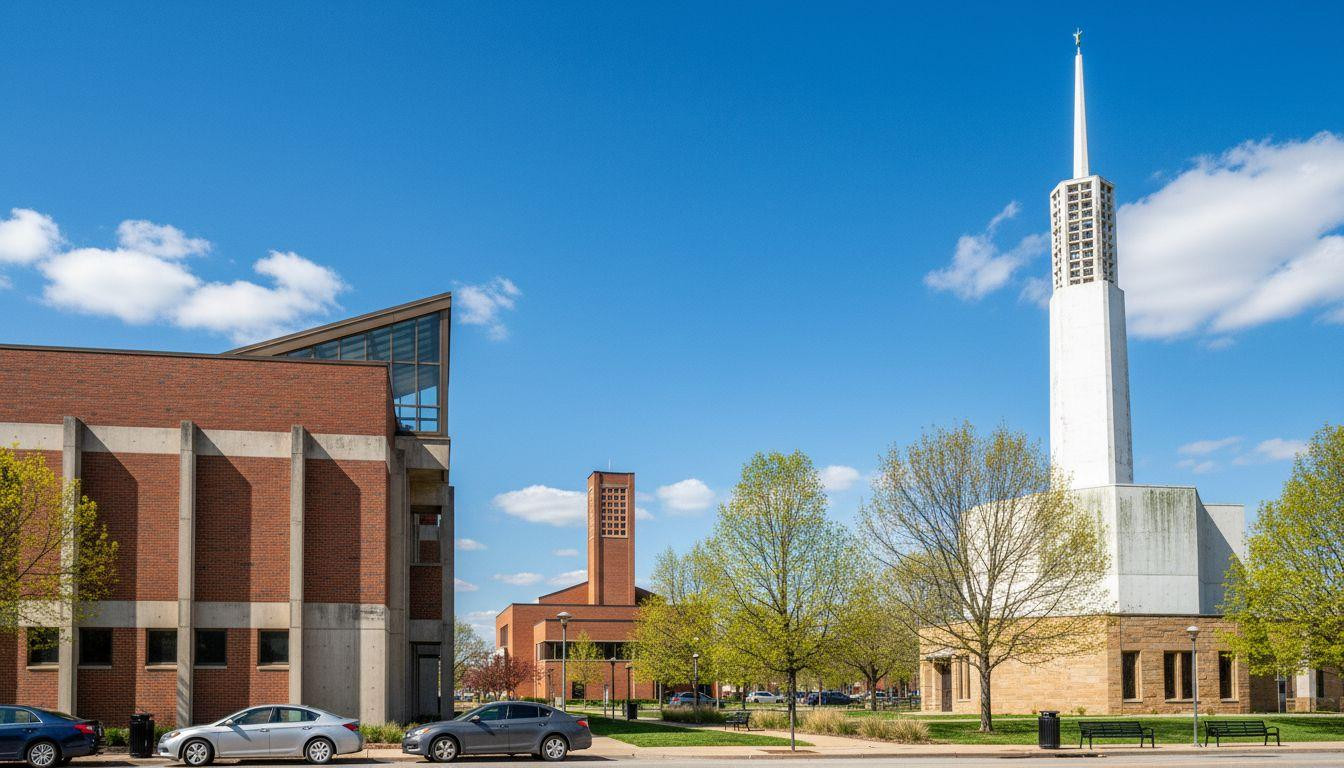 Forget Chicago where architecture tours cost and Columbus keeps 70 modernist works walkable for free