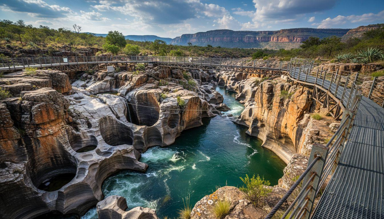 Forget Table Mountain where cable cars cost and Bourke's Luck keeps swirling rock pools free to walk above