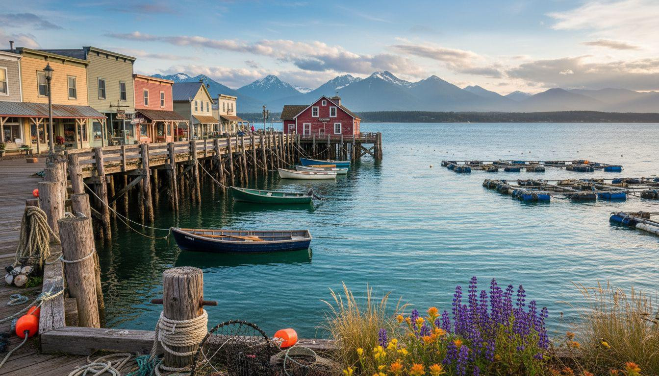 Better than Port Townsend where hotels cost 0 and Coupeville keeps 1850s mussel wharfs working for 0