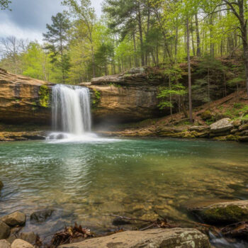 This Arkansas waterfall hides 2.3 miles into roadless wilderness where GPS replaces trail signs