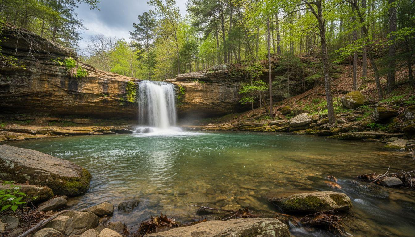 This Arkansas waterfall hides 2.3 miles into roadless wilderness where GPS replaces trail signs