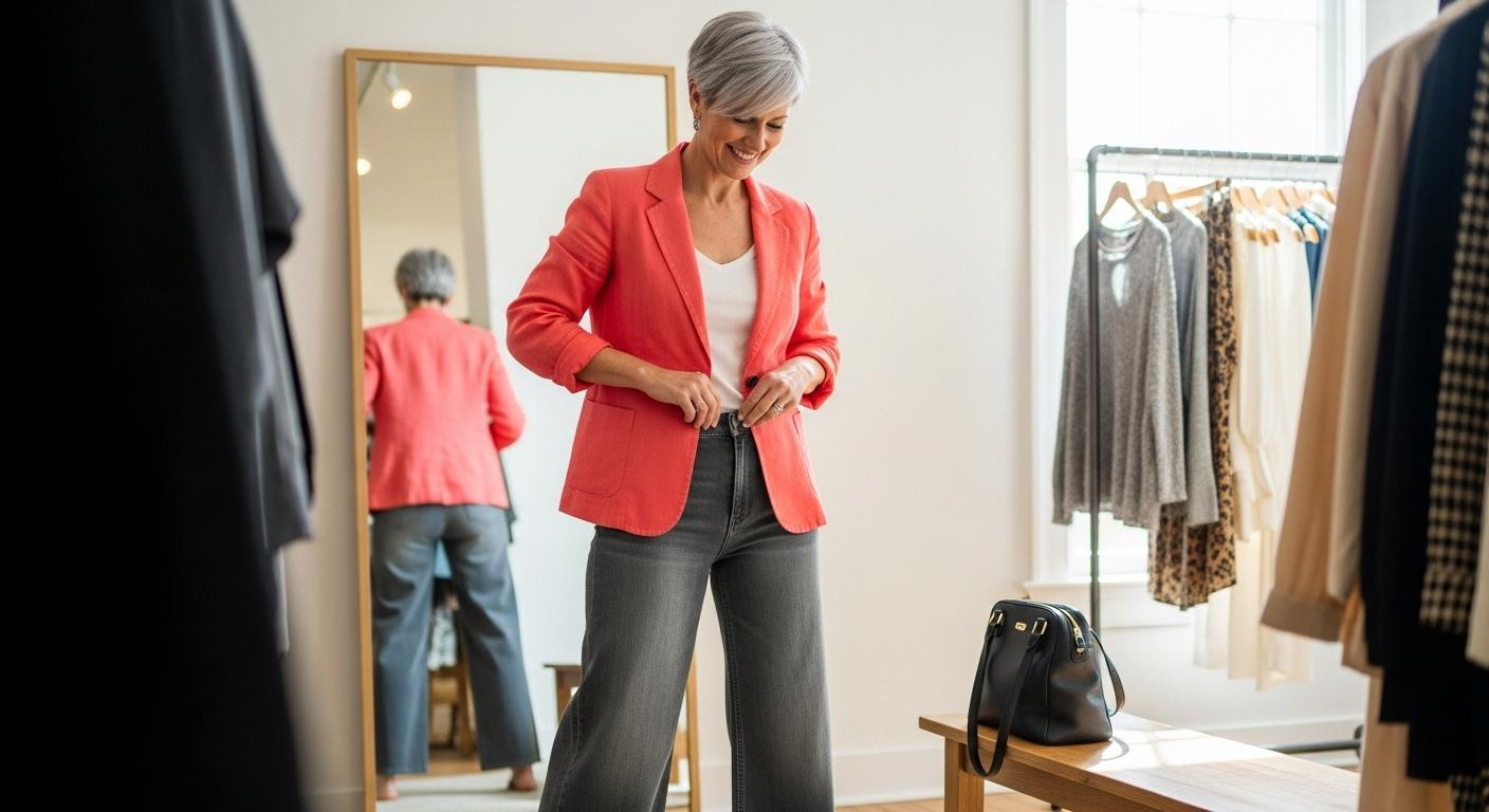 At 54, this jean shopping habit wasted 47 minutes: 3 menopause truths work in 3 weeks