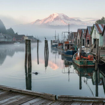 6 Gig Harbor mornings where fog wraps working fishing docks 40 minutes from Seattle
