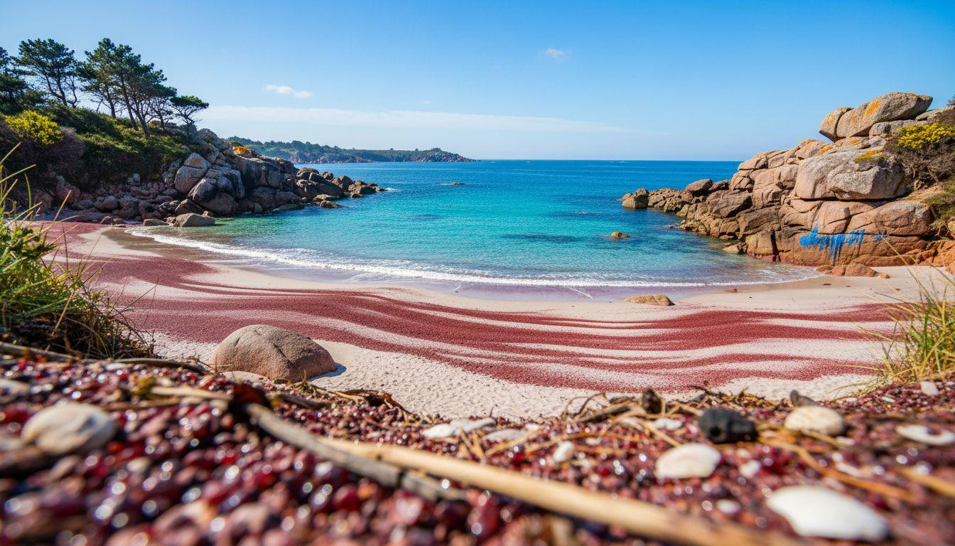9 Île de Groix moments where red garnet sands meet blue rock found only in Greenland