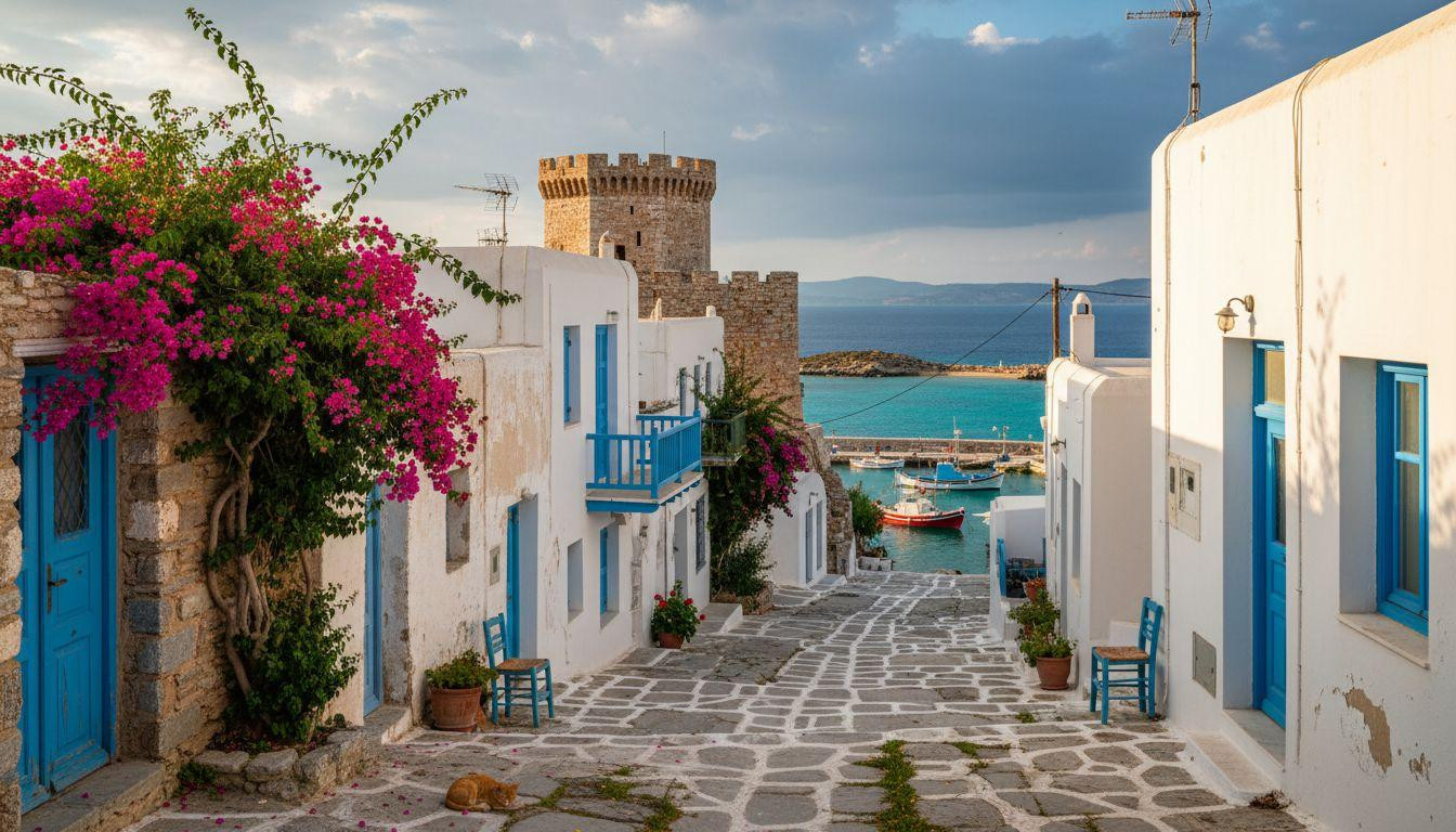 Better than Mykonos where hotels cost 0 and Antiparos keeps Cycladic villages authentic for