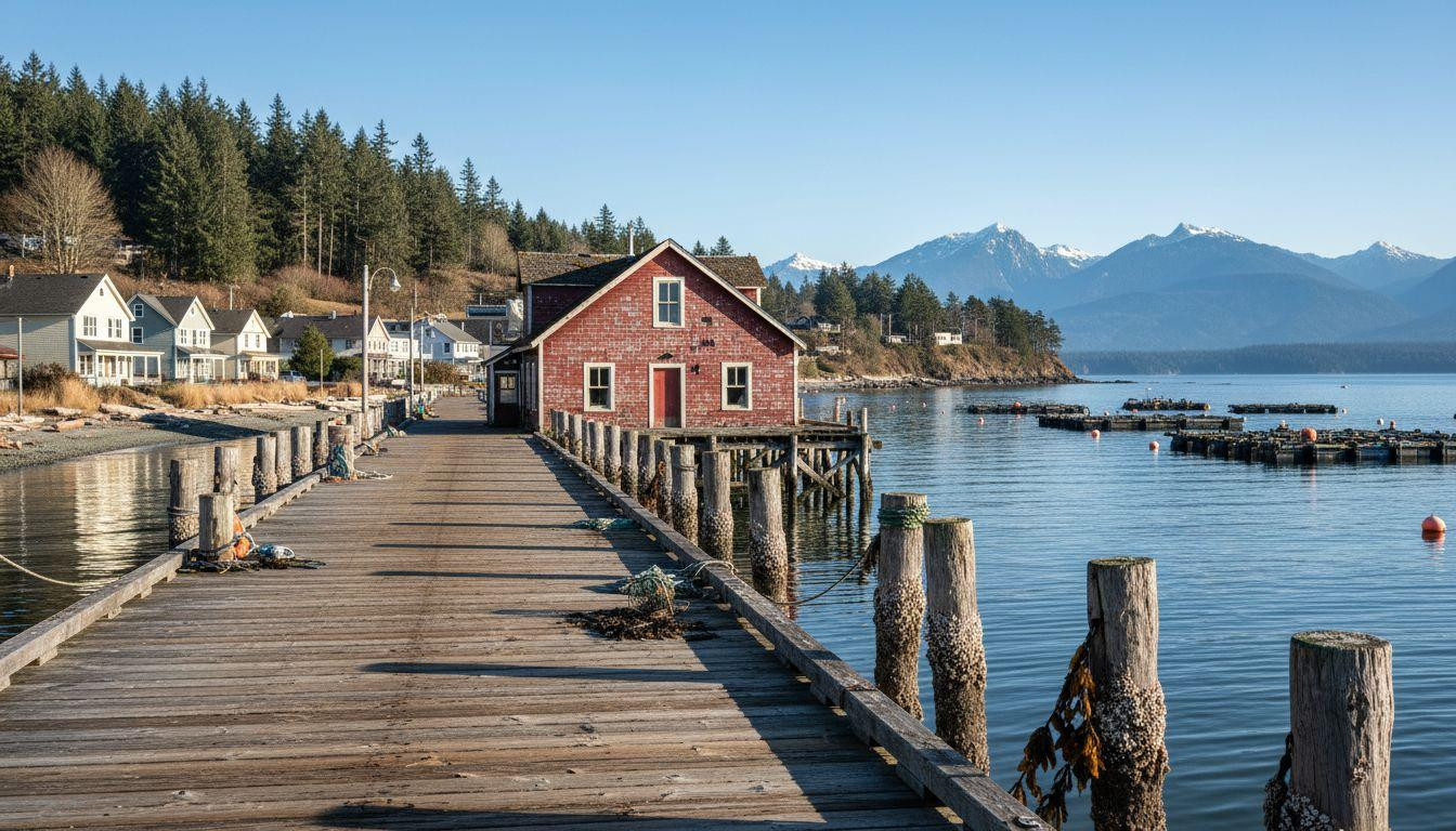 This Victorian wharf town hides in December fog 90 minutes from Seattle